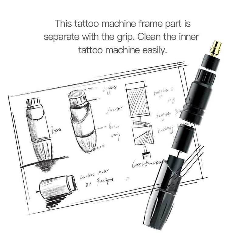 Tattoo Rotary Maschine Stift Augenbraue Tattoo Werkzeuge Dragon Hawk Mast Permanent Make-up Maschine für Tattoo