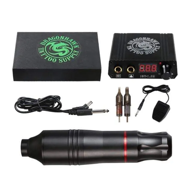 Tattoo-Rotationsstift-Maschine, leistungsstarker Motor, Markenpistolen, Augenbrauen, Lippen, Permanent-Make-up, kostenlose Geschenkartikel