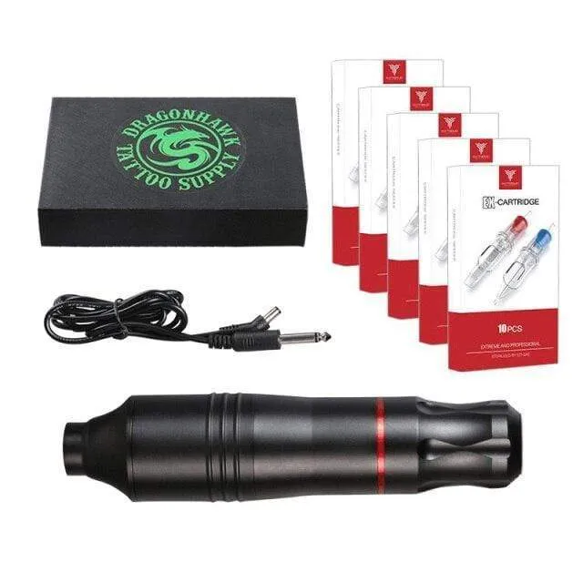 Tattoo-Rotationsstift-Maschine, leistungsstarker Motor, Markenpistolen, Augenbrauen, Lippen, Permanent-Make-up, kostenlose Geschenkartikel