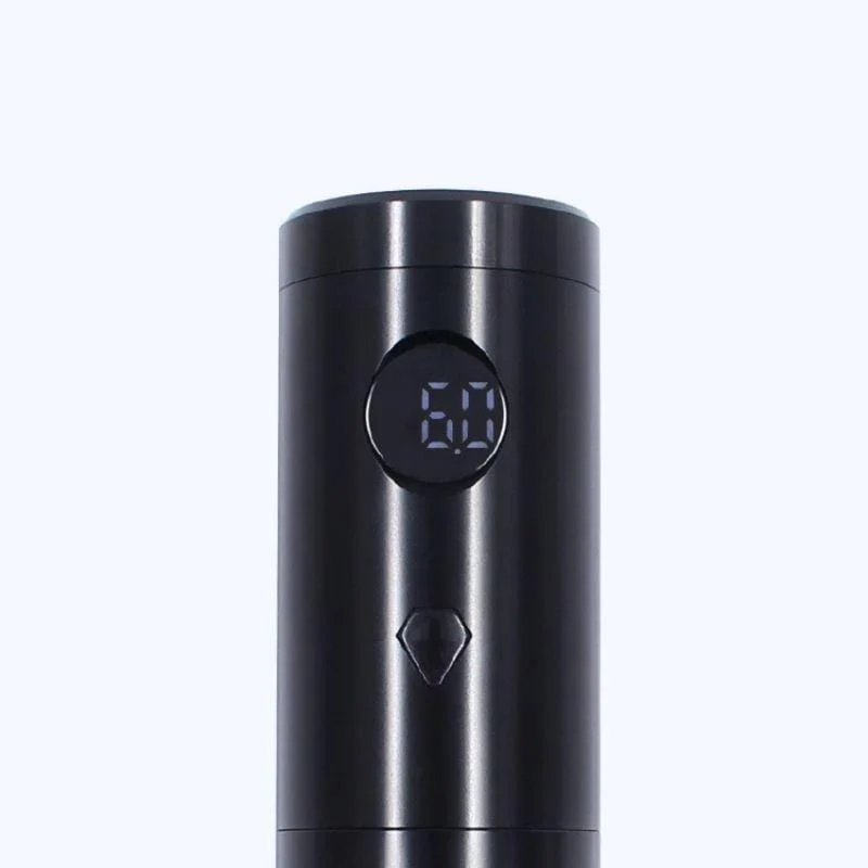 Neue Spannungsanpassung des Schwerkraftsensors Drahtloser Tattoo-Stift-Maschinenakku mit tragbarem bürstenlosem Motor Digitales LED-Display