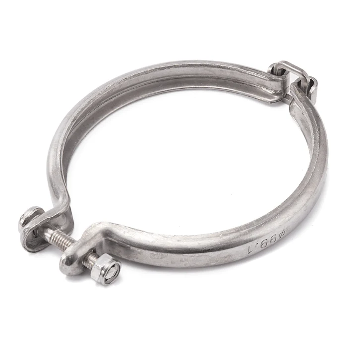 Rennwagen-T304-Edelstahl-V-Band-Klemmflanschbaugruppe für Abgas-Turbo-Wastegate-Rohr mit 4.5 Zoll Außendurchmesser EP-VKG45