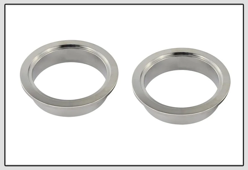 VR – 2.5-Zoll-Auspuff-V-Band-Klemmflansch-Kit aus SUS 304-Stahl mit Schnellverschluss, männlich, weiblich, Flansch oder normaler Typ
