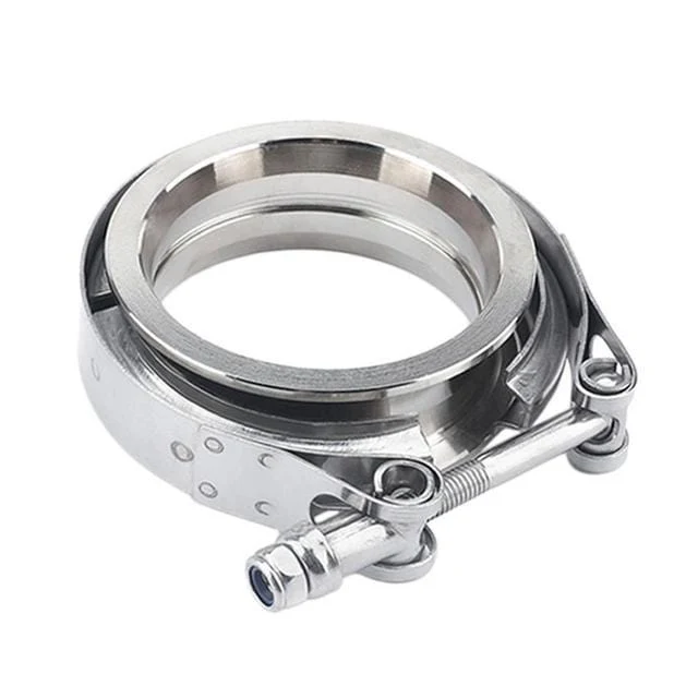 2.5 zoll V Band Klemme Flansch Kit V-Band V 2.5 Zoll Auspuffrohr Schlauch Klemme Flansch Klemme