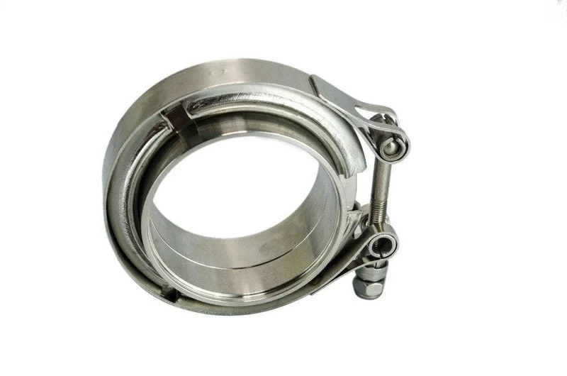 PQY - 2.75" SUS 304 Stahl Edelstahl Auspuff V-Band Klemmflansch Kit V-Band Vband männlich weiblich Design PQY5242