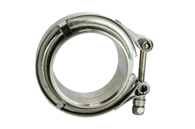 PQY - 2.75" SUS 304 Stahl Edelstahl Auspuff V-Band Klemmflansch Kit V-Band Vband männlich weiblich Design PQY5242