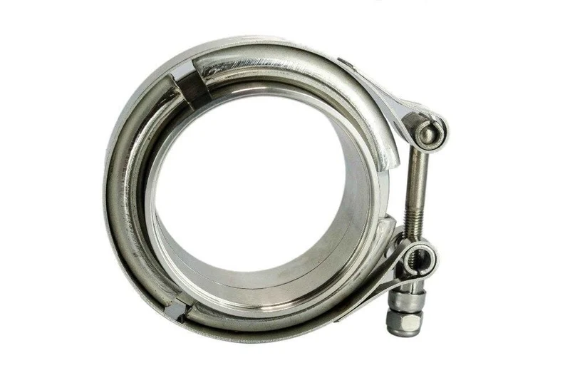 PQY - 2.75" SUS 304 Stahl Edelstahl Auspuff V-Band Klemmflansch Kit V-Band Vband männlich weiblich Design PQY5242