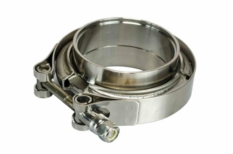 PQY - 2.75" SUS 304 Stahl Edelstahl Auspuff V-Band Klemmflansch Kit V-Band Vband männlich weiblich Design PQY5242