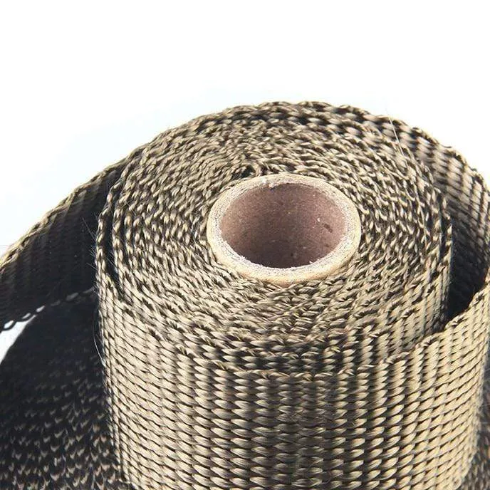 5M/10M/15M Fiberglas Auspuffschutzrohr Wärmeverteiler Isolierband Turbo Wrap Isolierband Feuerfestes Tuch