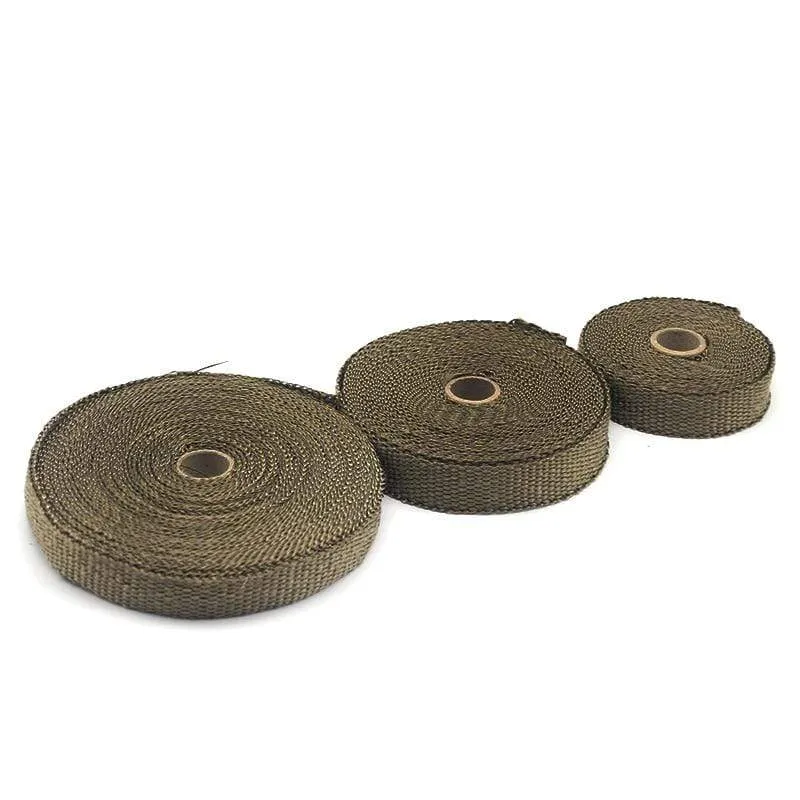 ZSDTRP 5/10/15M Auto Moto Hitzeschild Wrap Turbo Abgas Wärme Band Wrap Rohr Wrap Shields Manifold Header Isolierung Tuch Rolle