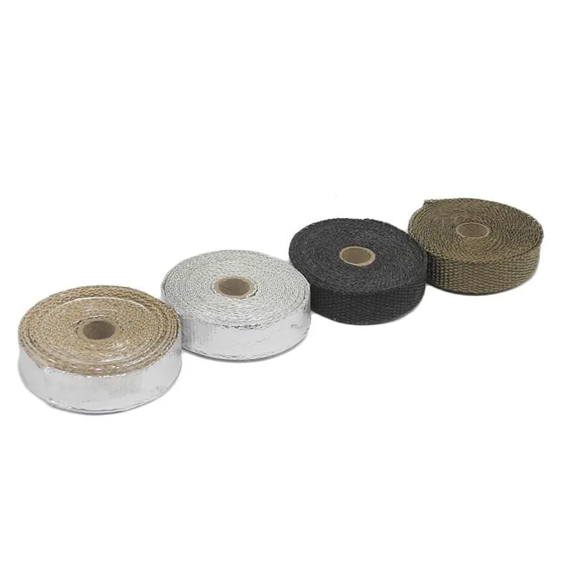 ZSDTRP 5/10/15M Auto Moto Hitzeschild Wrap Turbo Abgas Wärme Band Wrap Rohr Wrap Shields Manifold Header Isolierung Tuch Rolle