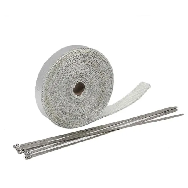 ZSDTRP 5/10/15M Auto Moto Hitzeschild Wrap Turbo Abgas Wärme Band Wrap Rohr Wrap Shields Manifold Header Isolierung Tuch Rolle
