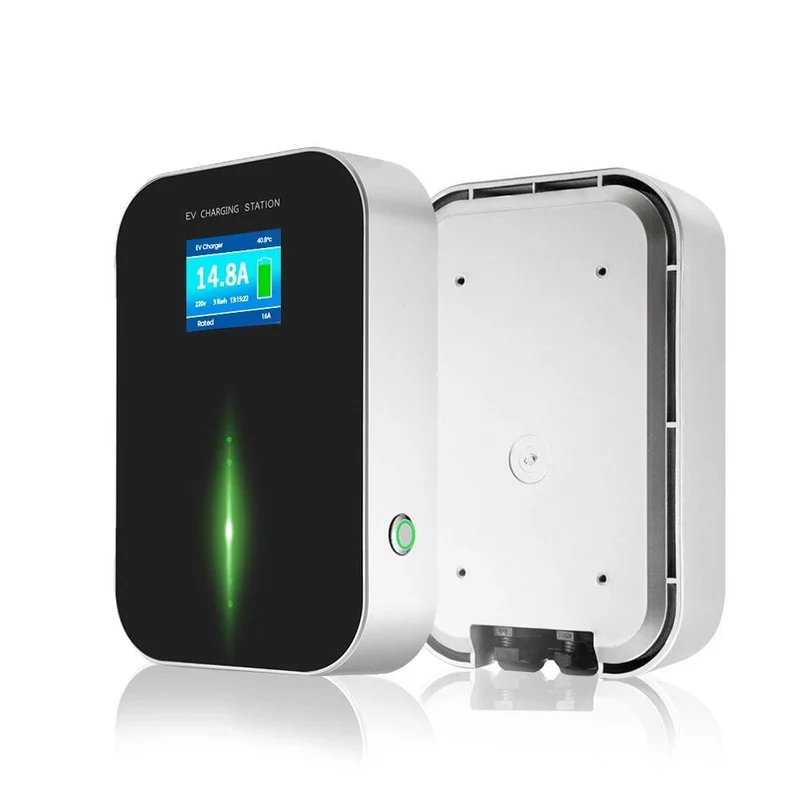 IEVISON 16A 1Phase 3.6KW EV Ladegerät EVSE Wallbox Elektrofahrzeug Ladestation mit Typ 2 Stecker IEC 62196-2 mit 6.1M Kabel