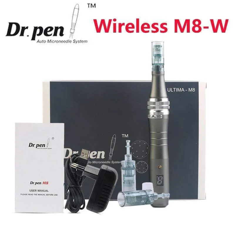 Dr pen Ultima M8 Professional Microneedling Pen Tattoo-Maschine - Wireless Dermapen - Bestes Gesichtspflege-Schönheitswerkzeug-Kit