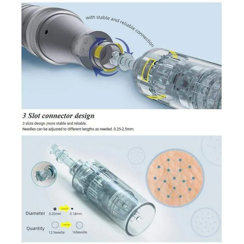 Dr pen Ultima M8 Professional Microneedling Pen Tattoo-Maschine - Wireless Dermapen - Bestes Gesichtspflege-Schönheitswerkzeug-Kit