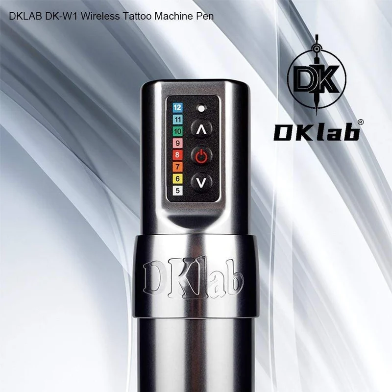DKLAB DK-W1 Drahtloser Tattoo-Maschinenstift,Professioneller Drahtloser Tattoo-Stift,Kundenspezifischer kernloser Motor,Richtige Ausgangsspannung