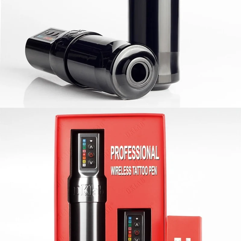 DKLAB DK-W1 Drahtloser Tattoo-Maschinenstift,Professioneller Drahtloser Tattoo-Stift,Kundenspezifischer kernloser Motor,Richtige Ausgangsspannung