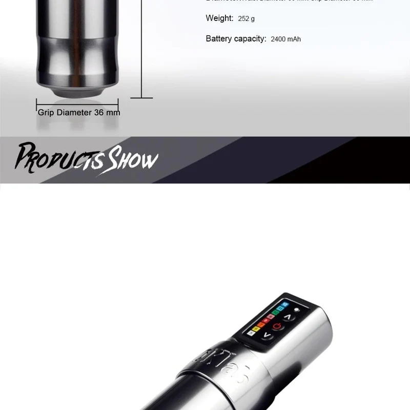 DKLAB DK-W1 Drahtloser Tattoo-Maschinenstift,Professioneller Drahtloser Tattoo-Stift,Kundenspezifischer kernloser Motor,Richtige Ausgangsspannung