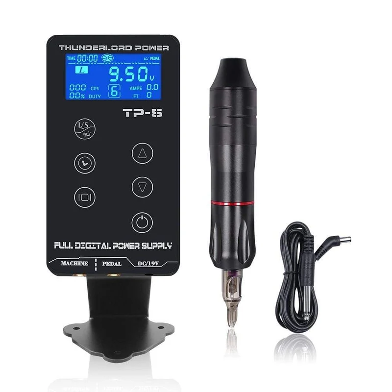 Tattoo Machine Kit Professionelle Komplette Tattoo Maschine Stift LCD Touchscreen Tattoo Power Cartridges für Tattoo Anfänger Künstler