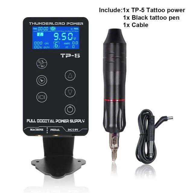 Tattoo Machine Kit Professionelle Komplette Tattoo Maschine Stift LCD Touchscreen Tattoo Power Cartridges für Tattoo Anfänger Künstler