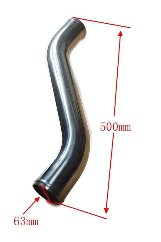 Universal 2.5 Zoll Aluminiumrohr 51/57/63/76 mm Lufteinlassrohr für Rennwagen-Ladeluftkühler Lufteinlass 0/45/90/180 Grad LS-Typ
