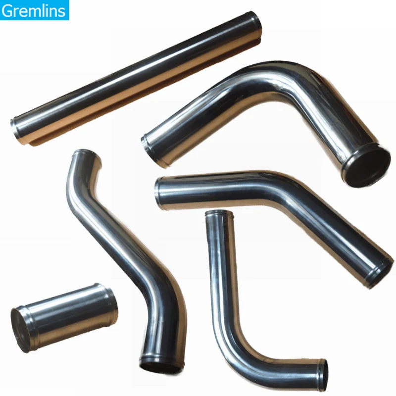 Universal 2.5 Zoll Aluminiumrohr 51/57/63/76 mm Lufteinlassrohr für Rennwagen-Ladeluftkühler Lufteinlass 0/45/90/180 Grad LS-Typ