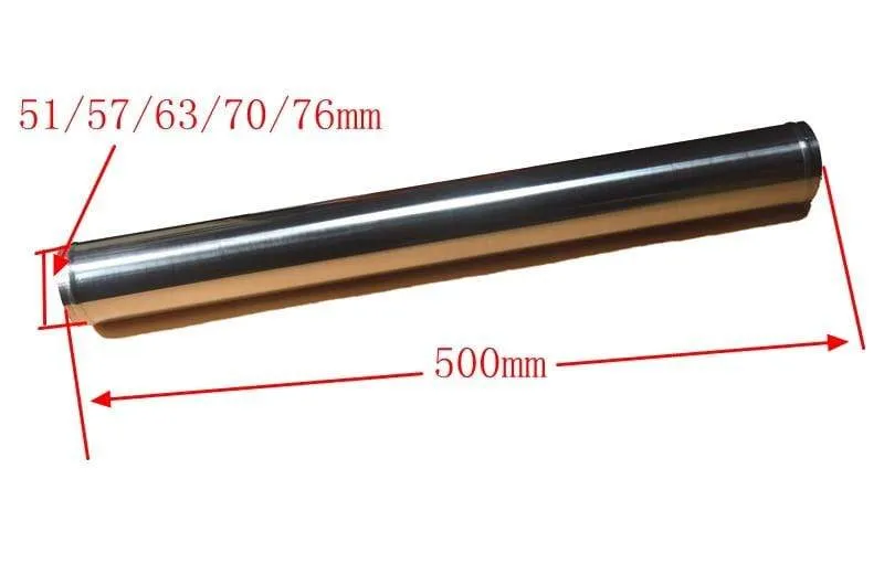 Universal 2.5 Zoll Aluminiumrohr 51/57/63/76 mm Lufteinlassrohr für Rennwagen-Ladeluftkühler Lufteinlass 0/45/90/180 Grad LS-Typ