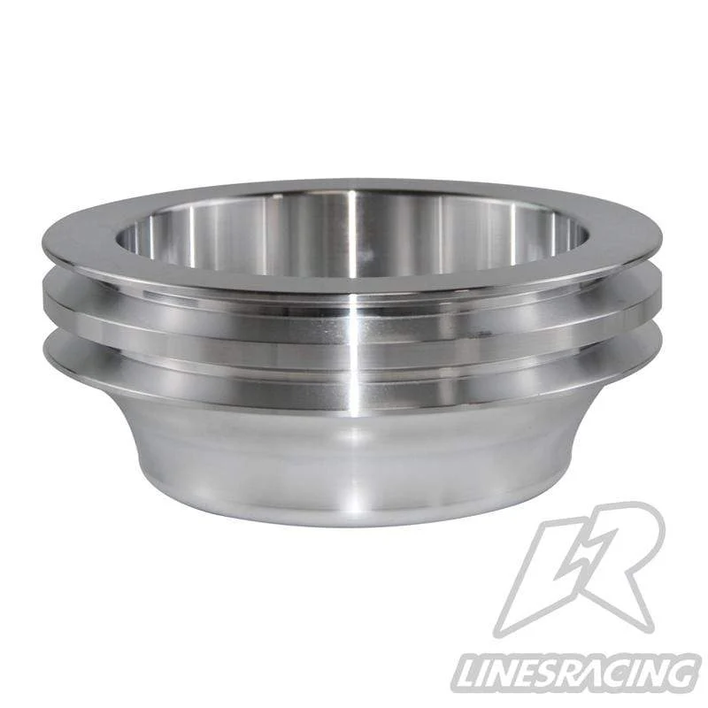 Aluminium Kurbelwellenriemenscheibe Fit für Small Block Chevy 2 Groove LWP Lange Wasserpumpe für 350 Kurbel