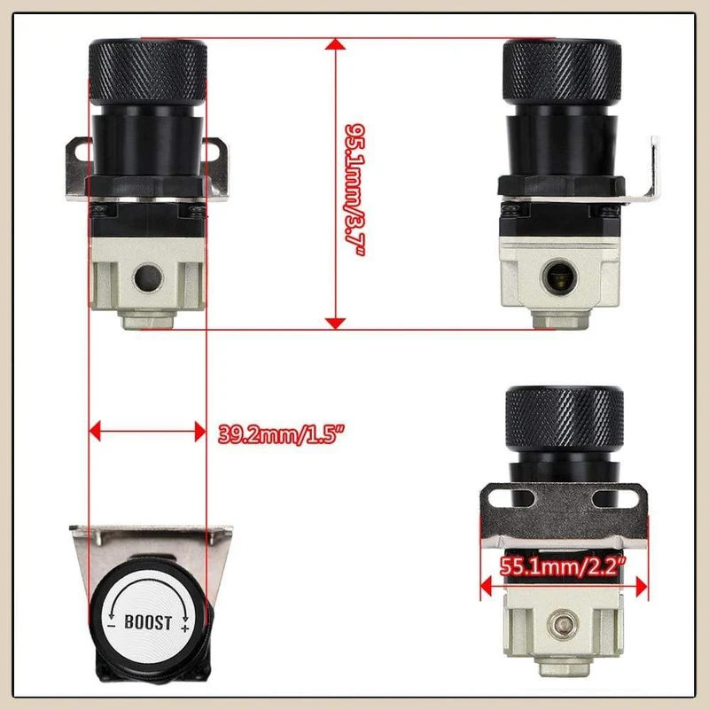 LZONE - T2 UNIVERSAL EINSTELLBARER MANUELLER TURBO-BOOST-CONTROLLER 1-150 PSI SR20DET SR JR5811