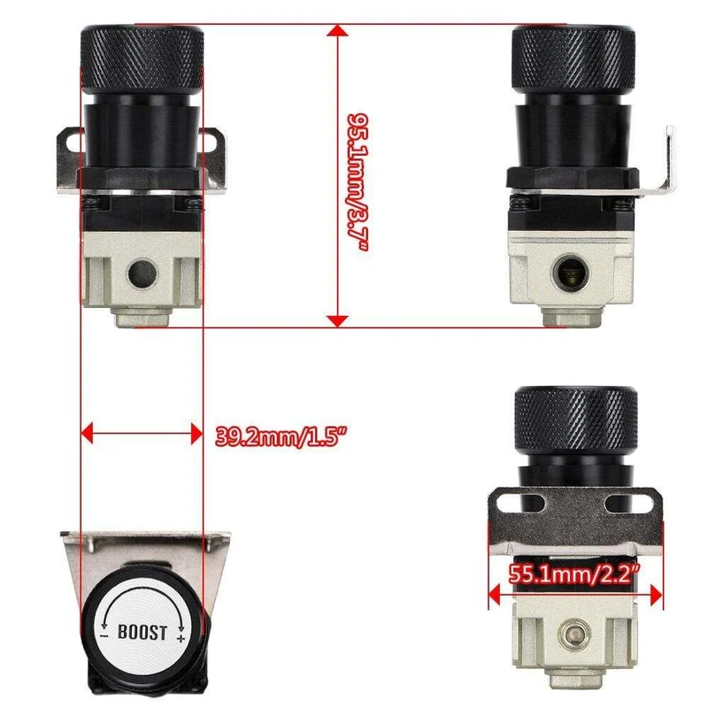 LZONE - T2 UNIVERSAL EINSTELLBARER MANUELLER TURBO-BOOST-CONTROLLER 1-150 PSI SR20DET SR JR5811