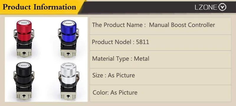LZONE - T2 UNIVERSAL EINSTELLBARER MANUELLER TURBO-BOOST-CONTROLLER 1-150 PSI SR20DET SR JR5811