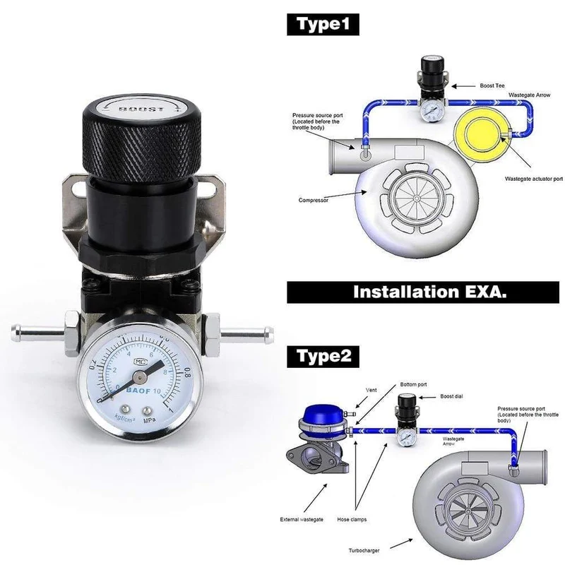 LZONE - T2 UNIVERSAL EINSTELLBARER MANUELLER TURBO-BOOST-CONTROLLER 1-150 PSI SR20DET SR JR5811