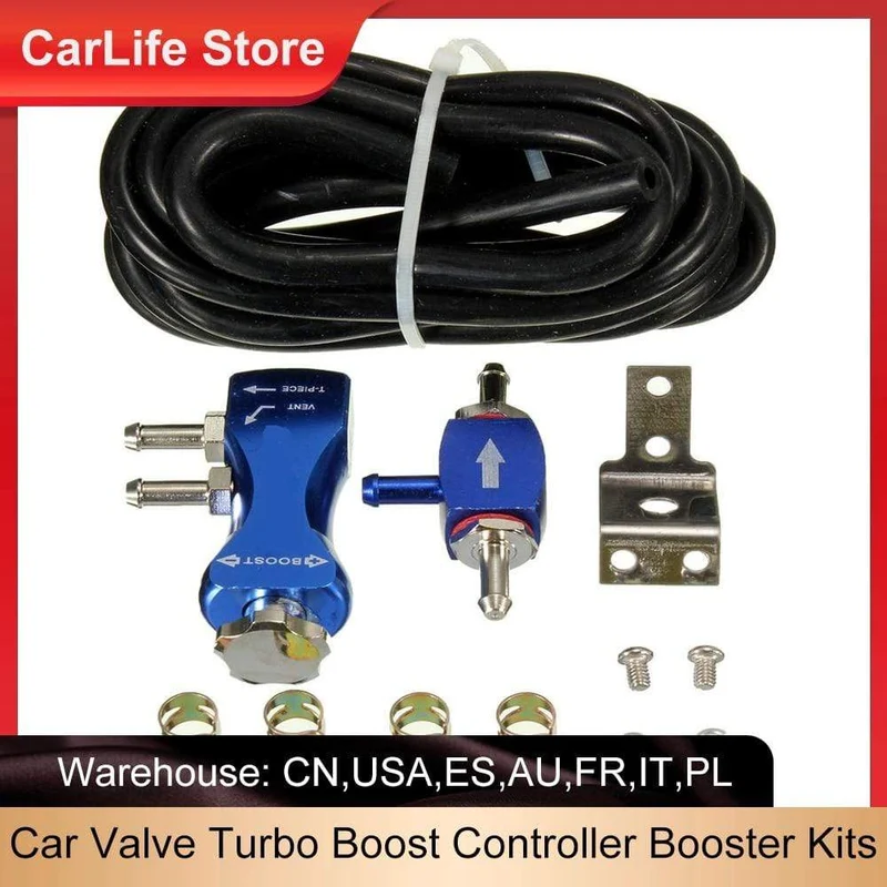 Blau Einstellbare Manuelle Auto Ventil Turbo Boost Controller Booster Kits Universal Hohe Qualität Auto Zubehör Langlebig Dropship