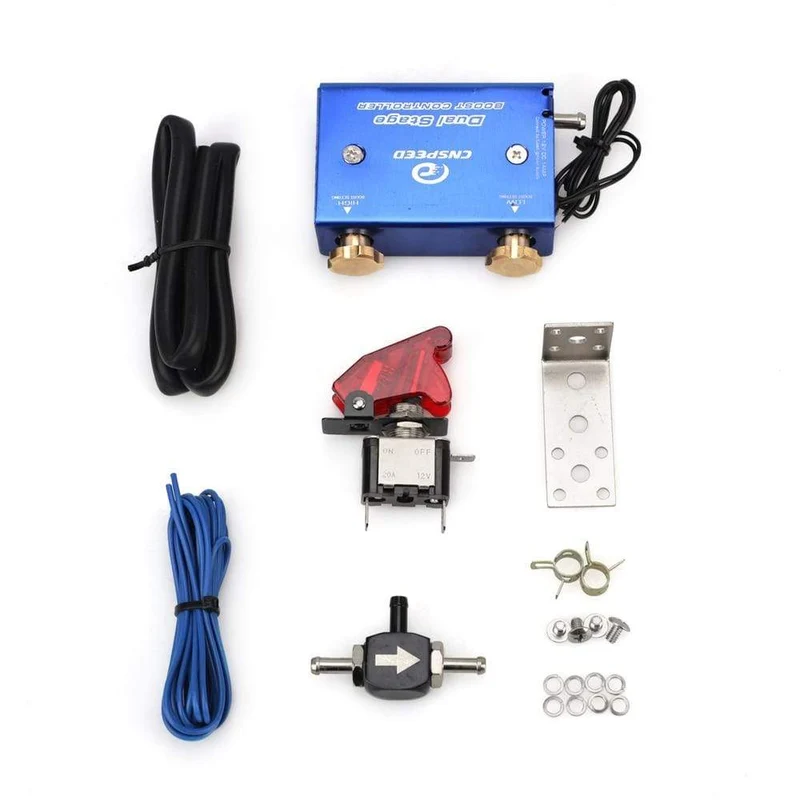 2" 52mm Universal Auto LED 12V Turbo Boost Gauge PSI & BAR Pointer Digital Meter mit Turbolader Boost Electronic Controller