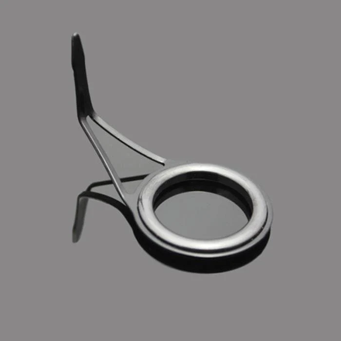 8 Stück Keramik-Angelrutenführung, ovale Angelruten-Augen, Führungen, Schnurringe, Stangen-Reparatur-Set, Rahmen aus Kohlenstoffstahl, JC