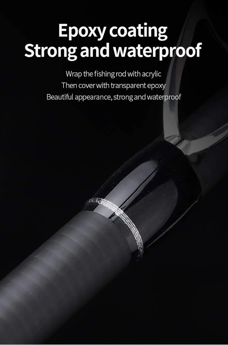 Angelrute 1.68 m 1.8 m 2.1 m 2.4 m 2.7 m 2/3 Abschnitt Casting Spinning Rod Lure 5-40g Reiserute Baitcasting Geschenk Rutenhülle
