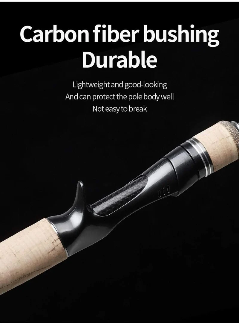 Angelrute 1.68 m 1.8 m 2.1 m 2.4 m 2.7 m 2/3 Abschnitt Casting Spinning Rod Lure 5-40g Reiserute Baitcasting Geschenk Rutenhülle