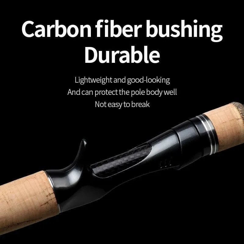 Angelrute 1.68 m 1.8 m 2.1 m 2.4 m 2.7 m 2/3 Abschnitt Casting Spinning Rod Lure 5-40g Reiserute Baitcasting Geschenk Rutenhülle