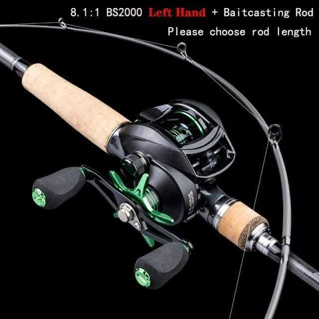Angelrute 1.68 m 1.8 m 2.1 m 2.4 m 2.7 m 2/3 Abschnitt Casting Spinning Rod Lure 5-40g Reiserute Baitcasting Geschenk Rutenhülle