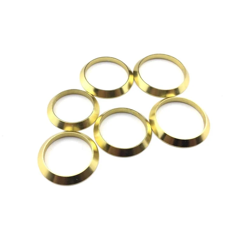 Dekorativer Ring Zierring für Angelruten-Wicklungskontrolle, DIY-Angelruten-Aluminiumteil, Reparaturkomponenten, Mischgröße