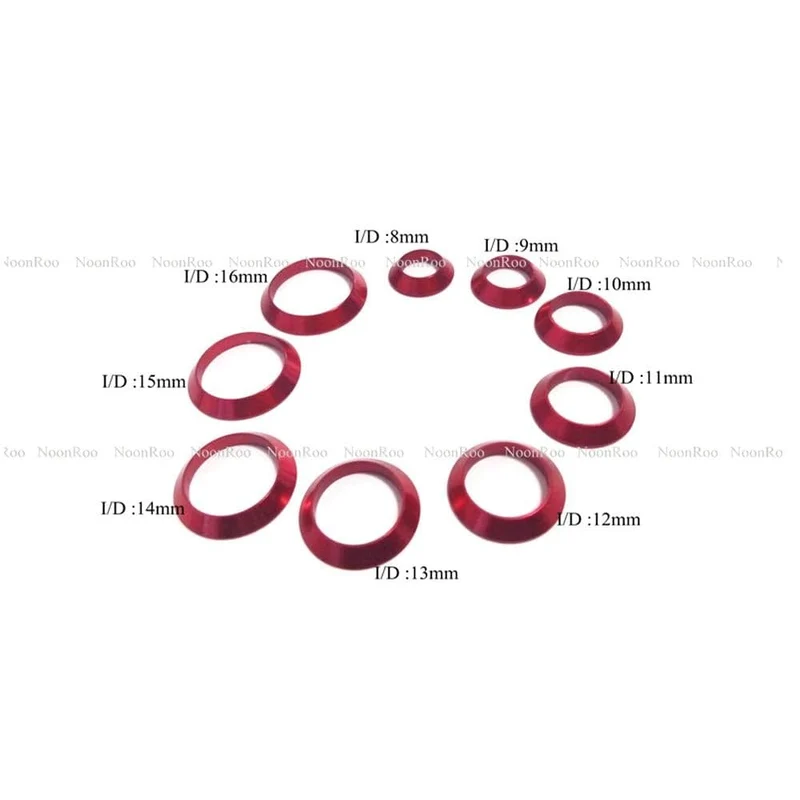 Dekorativer Ring Zierring für Angelruten-Wicklungskontrolle, DIY-Angelruten-Aluminiumteil, Reparaturkomponenten, Mischgröße