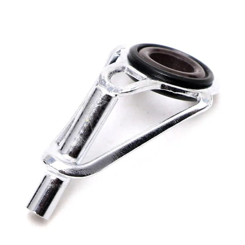 7-teiliges Set mit Teleskop-Angelrutenführungen, Top-Ring-Set, Floßreparatur-Zubehör, Angelrutenbau-Reparatur, Raibow Eye Line Ring