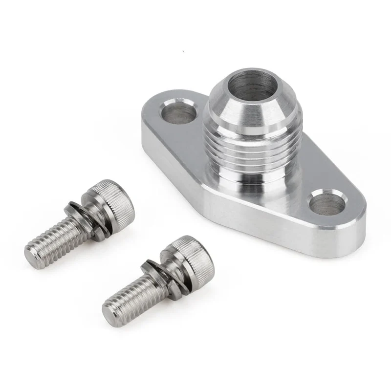 Universal 8AN Turbo Öl Rücklauf Ablauf Flansch 38mm Für GT15 GT17 IHI RHF4 TD04 KKK K03 Garrett YC101625