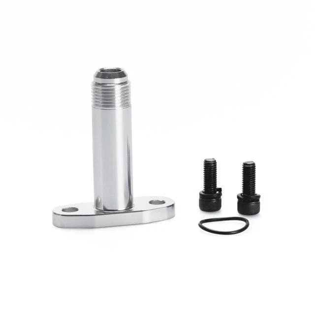 An10 Lochabstand 2"/51 Turbo Ölablass Rücklaufflansch Adapter Splitter CNC Prozess auslaufsicher für T3 T4 GT28 GT30 GT35 T25