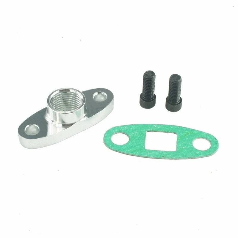 Turbo Öl ABLAUF Flansch Dichtung Adapter Kit Weibliche AN10 1/2 NPT Fitting T3 T4 GT32 GT37 GT40 Turbo YC100757