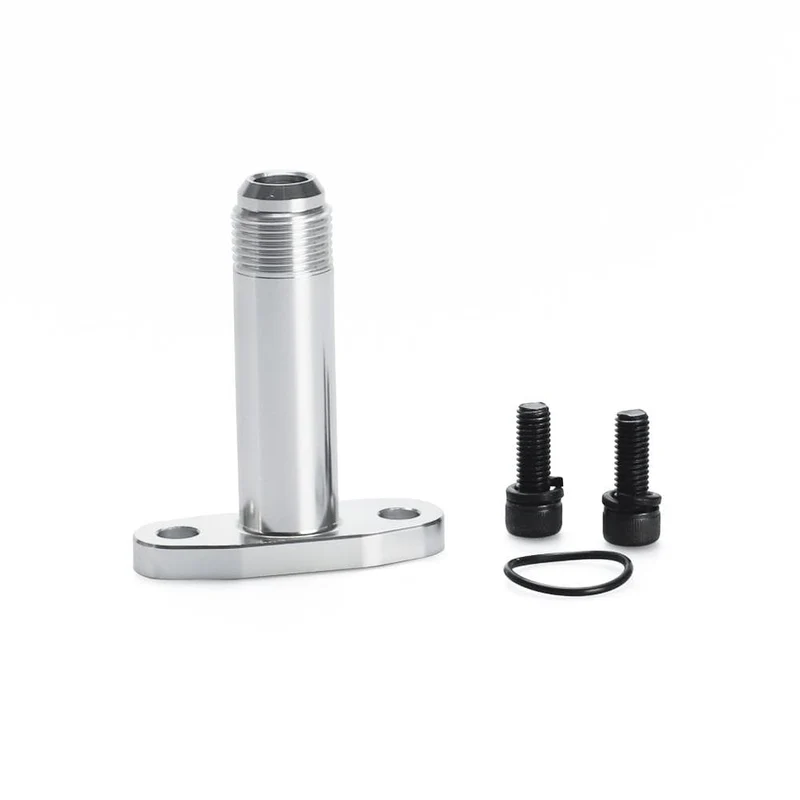 Turbo-Ölablass-Rücklaufflansch-Adapter AN10 Extended CNC Process auslaufsicher für T3 T4 GT28 GT30 GT35 T25 YC101456