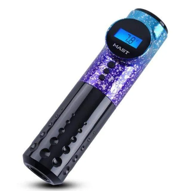 Rotary Tattoo Pen Mast Drahtlose Batteriestiftmaschine LED-Anzeige Permanent Make Up Maschine für Tätowierer