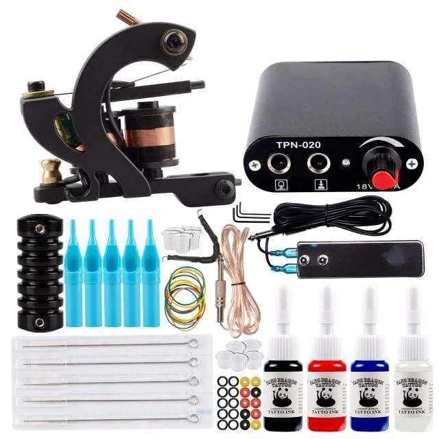 Tattoo-Kit Netzteil für Tattoo-Maschinen-Kit Pigmente für Permanent Make-up Tattoo-Set für Anfänger Tattoo-Maschine Full Set