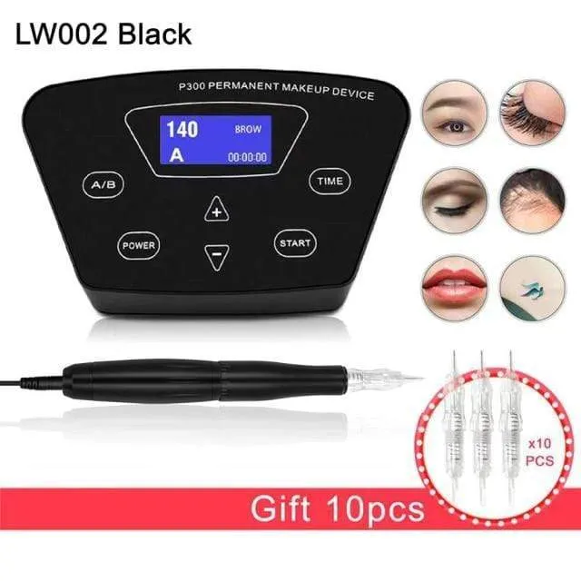 Biomaser PMU Tattoo Maschine Stift Dermograph Leiser Motor Stift Permanent Make-up Maschine Dermógrafo Agulhas Easy Click for Eyebrow