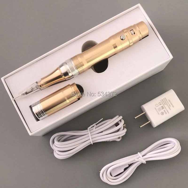 Drahtlose elektrische Tattoo-Maschine Professionelle Permanent Make-up Tattoo Augenbrauen Schönheit MTS Machine Pen