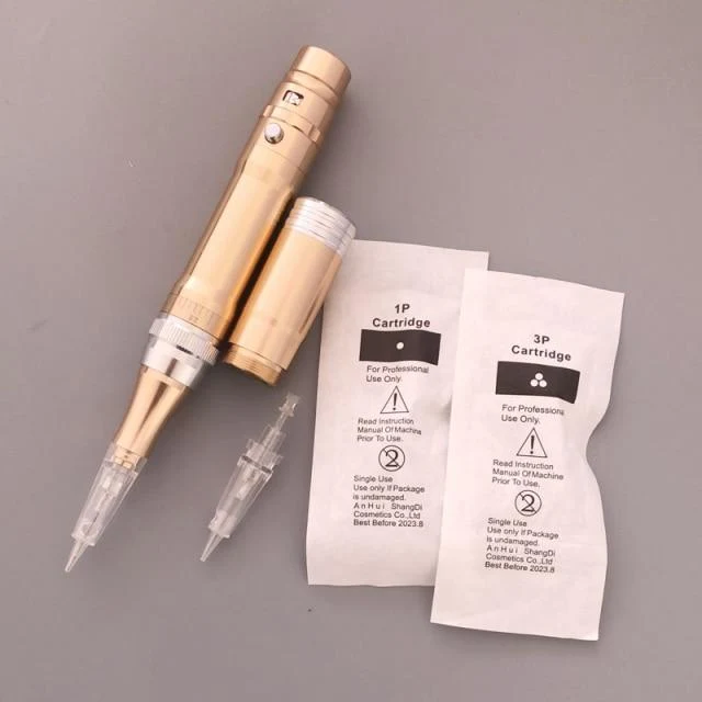 Drahtlose elektrische Tattoo-Maschine Professionelle Permanent Make-up Tattoo Augenbrauen Schönheit MTS Machine Pen